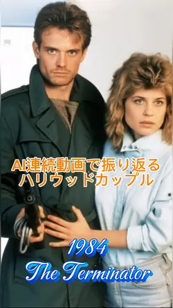 AI連続動画ハリウッド映画カップル