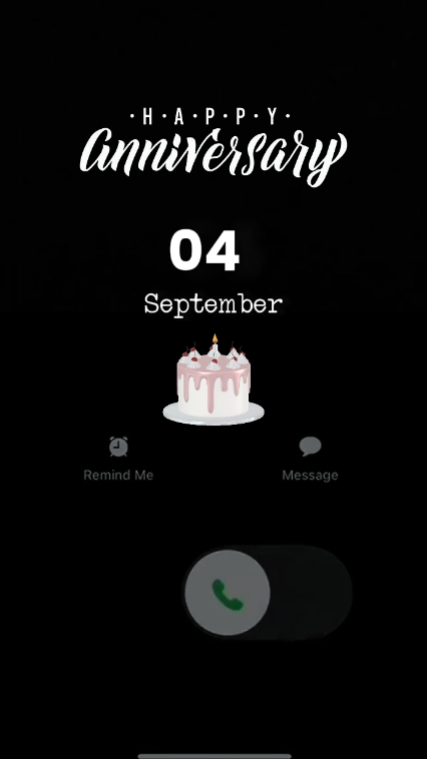 anniversary sept 4st