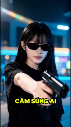 AI cầm súng ngầu 