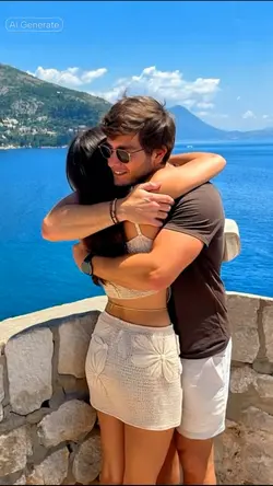 Couple hug 