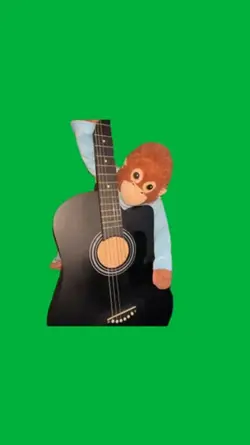 Playing guitar 