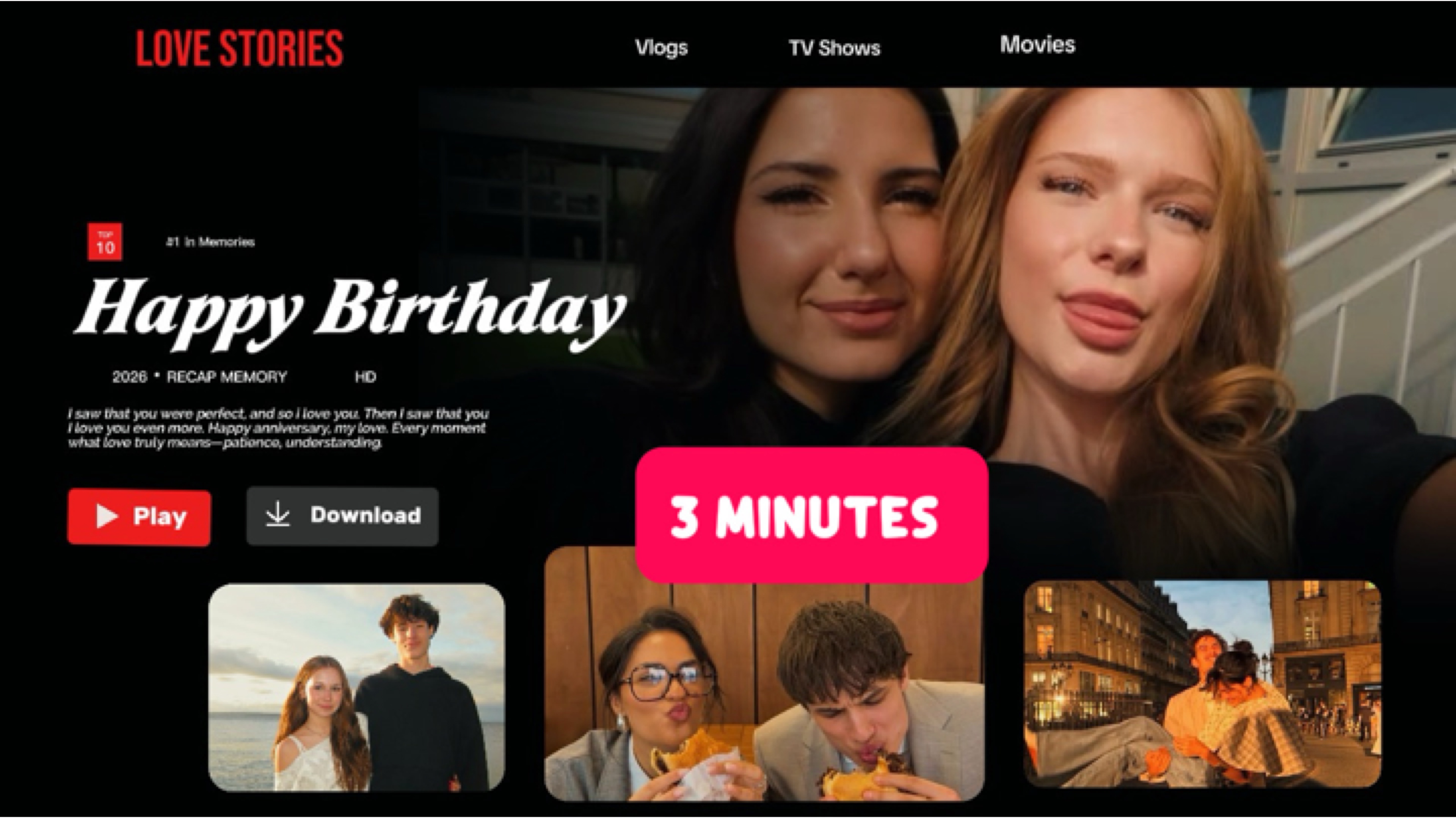 NETFLIX | 3 MINUTES