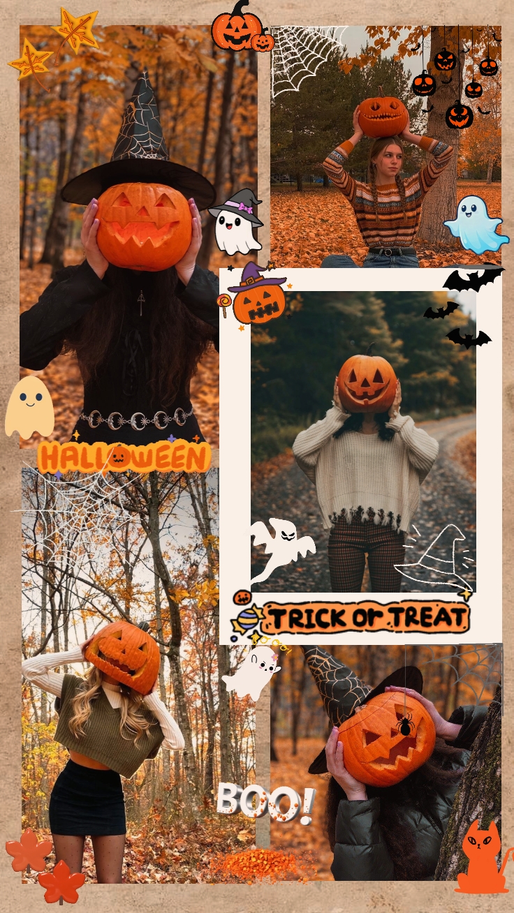 Halloween collage 