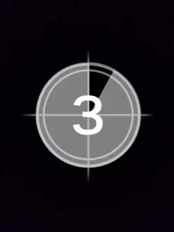 นับถอยหลัง3วิ พื้นดำ