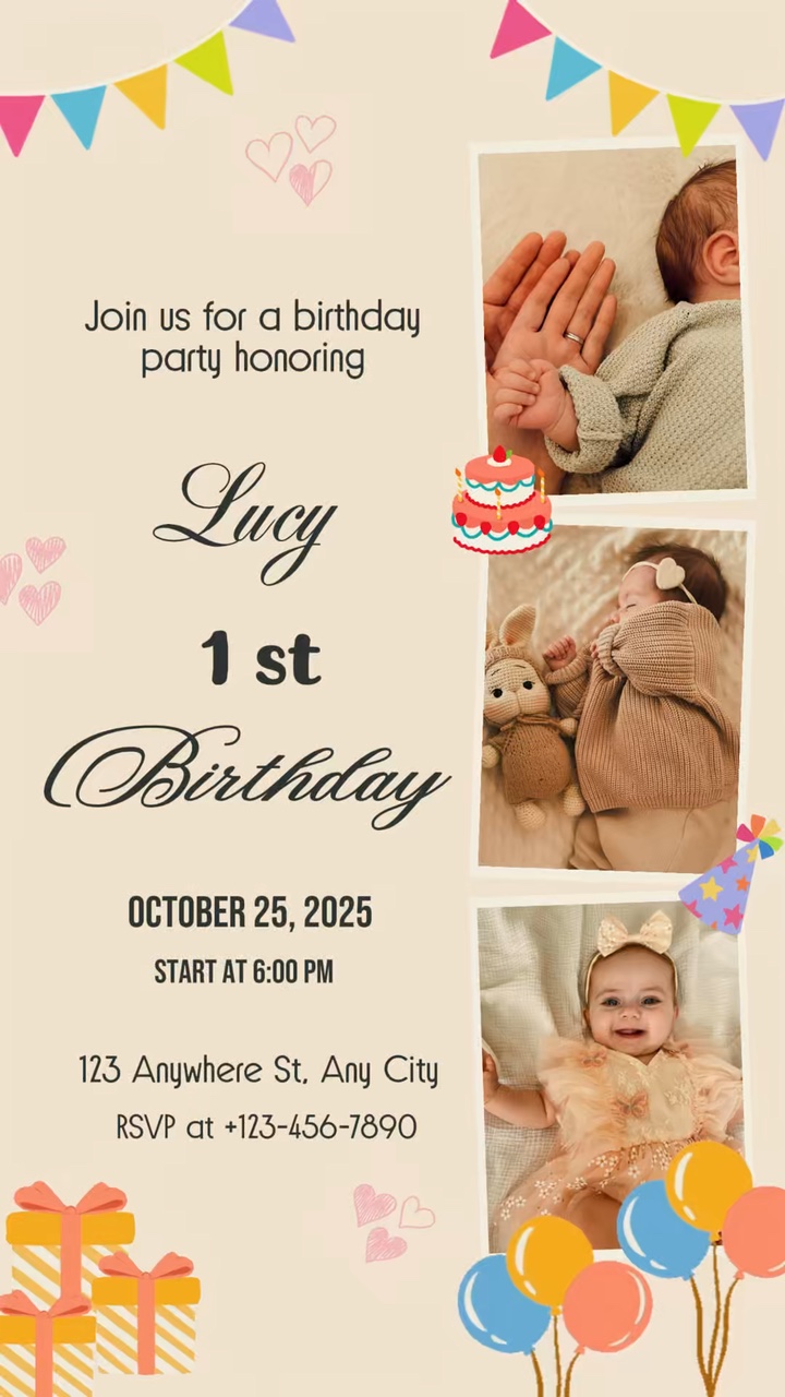 Invitación De Cumpleaños 