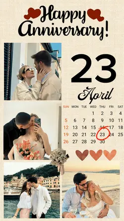 Anniversary 23 April