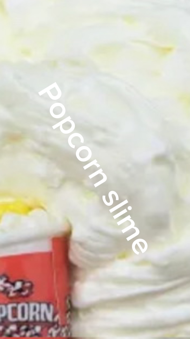 팝콘 슬라임 