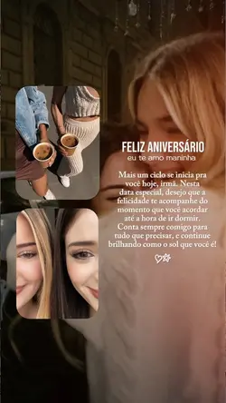 Homenagem para Irmã 