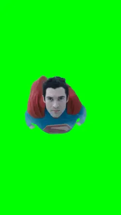 Superman flying