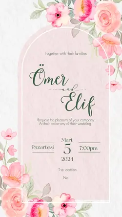 Düğün davetiyesi 