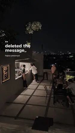 Deleted the message