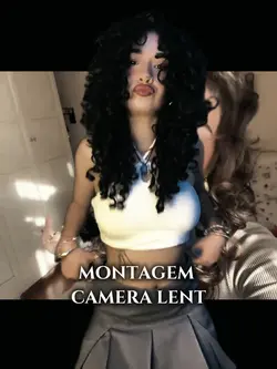 montagem camera lent