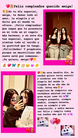 cumpleaños Amiga