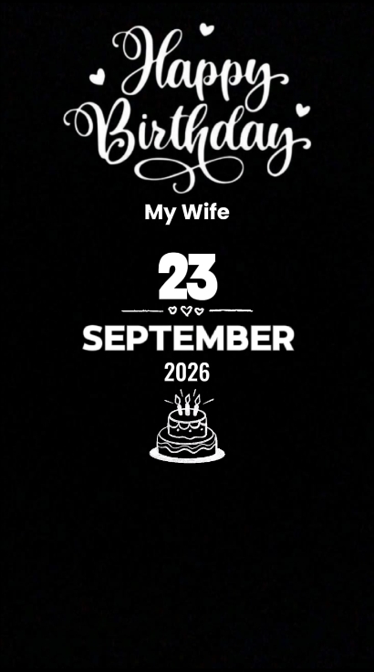 BDAY WIFE 23Septembe