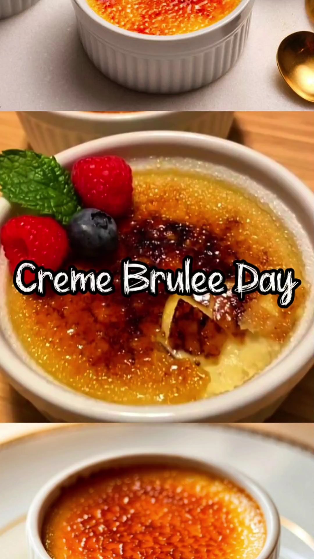 Día de la crema Brulee
