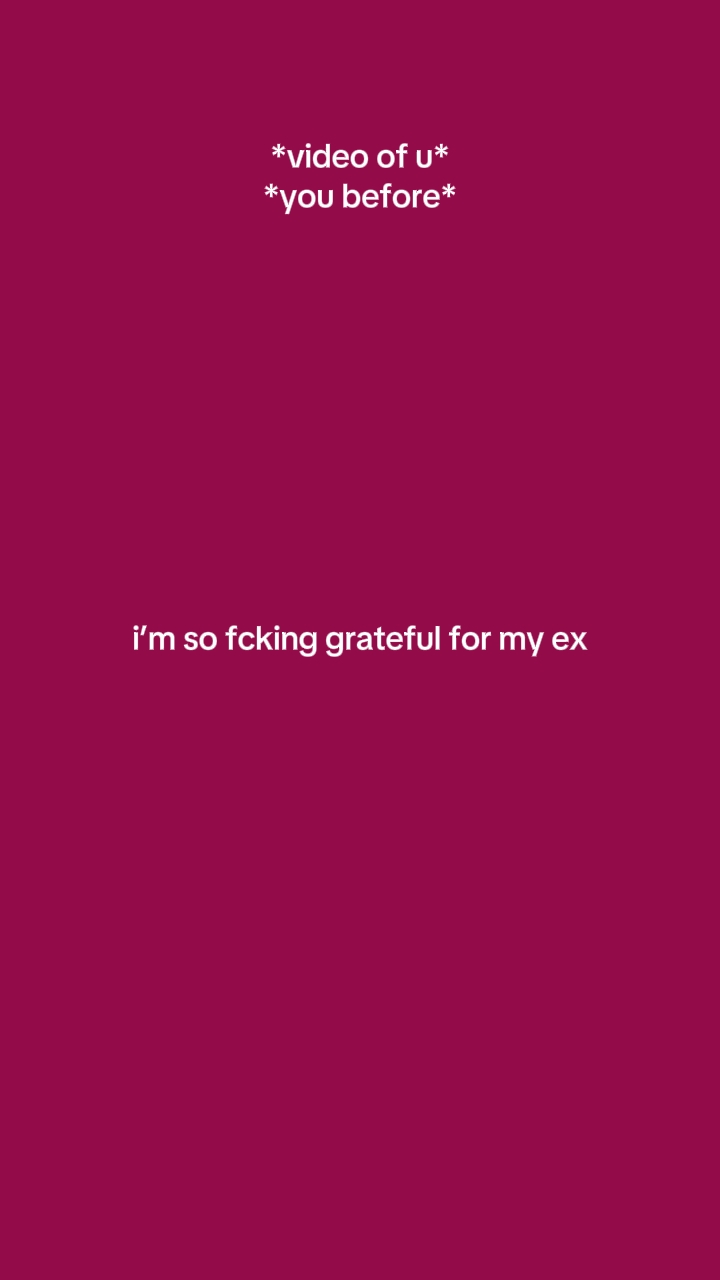 grateful for my ex