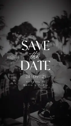 Save the date weddin