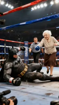 Boxing Batman 