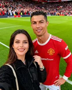 With Ronaldo 