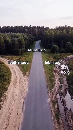 seumuran/lebih tua
