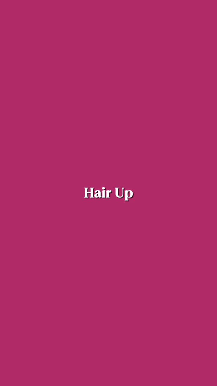 cheveux relevés ou cheveux baissés