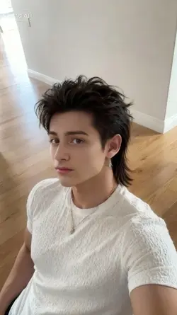shaggy mullet hair