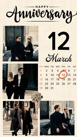 Anniversary 12 March
