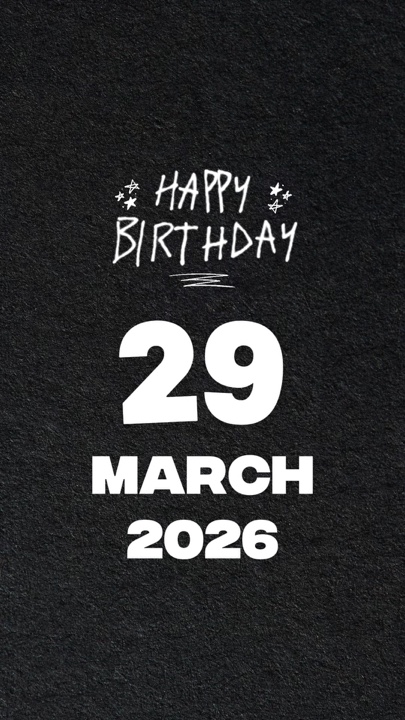 ULANG TAHUN 29 MARET