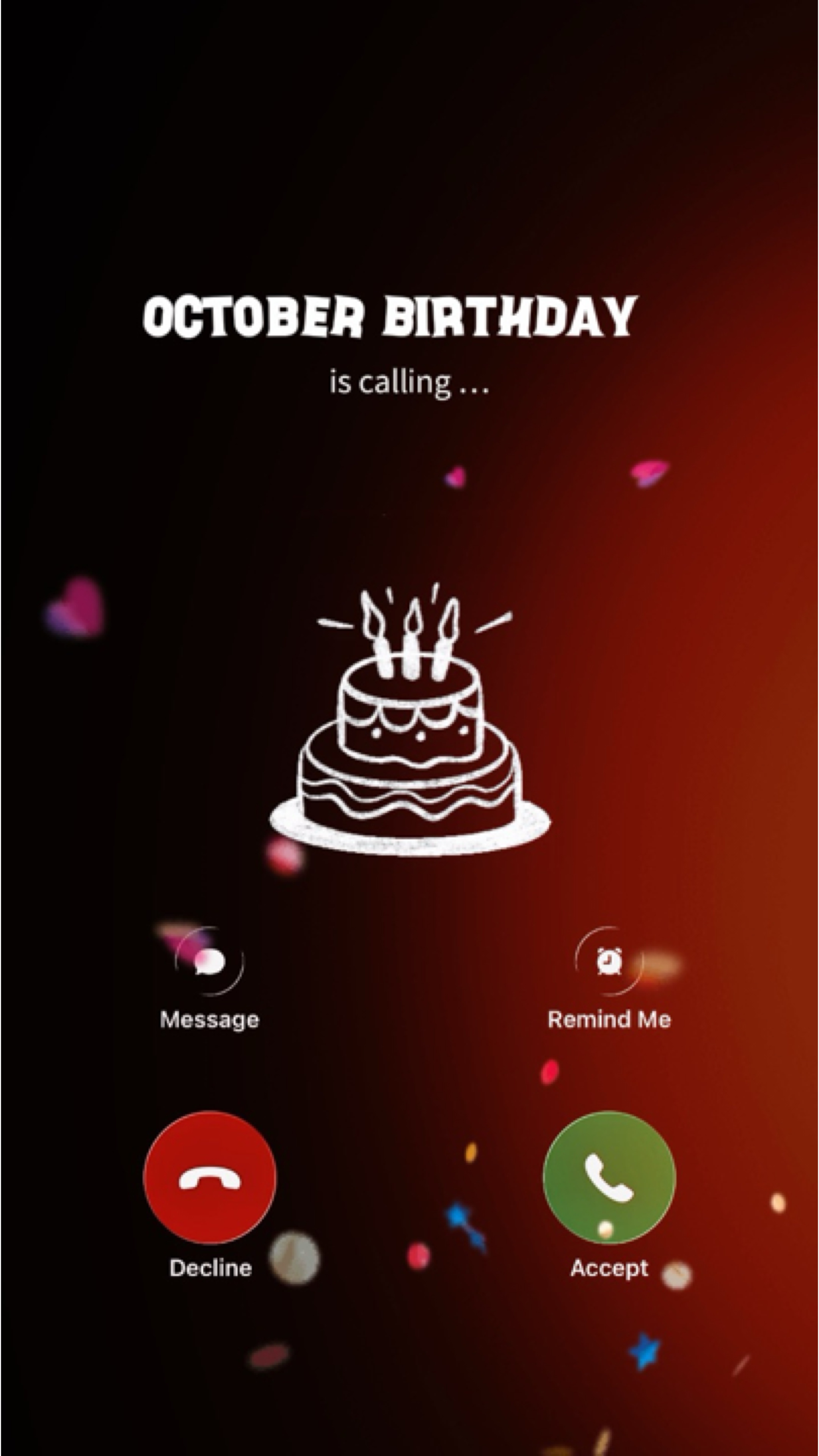 BIRTHDAY OCTOBE