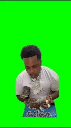 Guy counting money