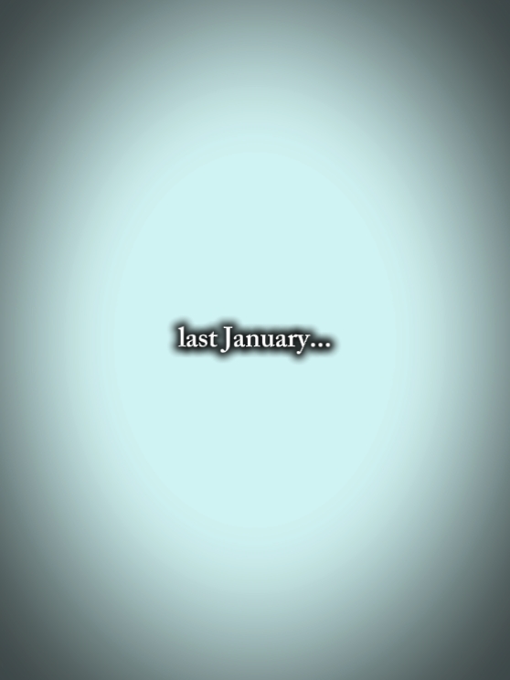 Letzten Januar 