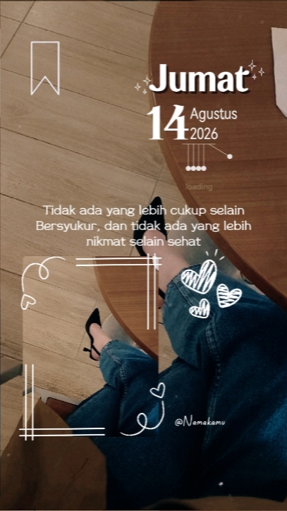Jumat 14/08/2026