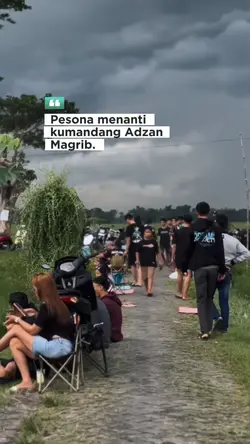 menanti adzan magrib