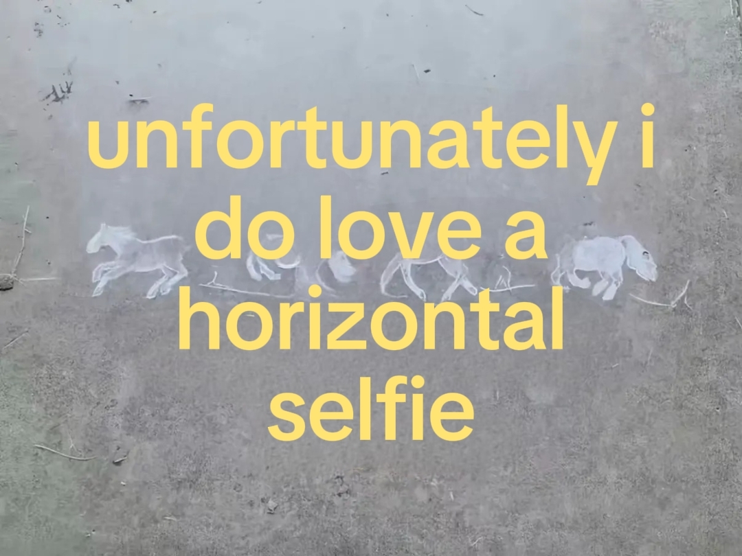 HORIZONTAL SELFIE