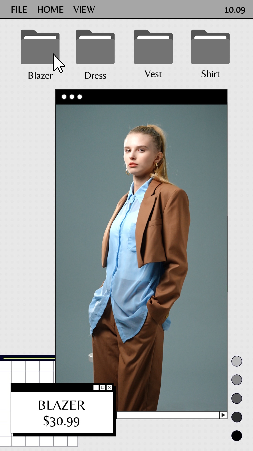 Women's Clothing Product Display TikTok Style