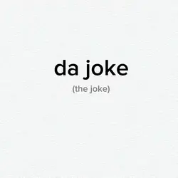 the joke