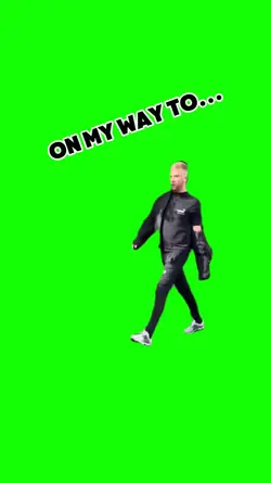 On my way to 