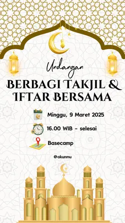 berbagi takjil iftar