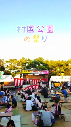 村国公園の祭り