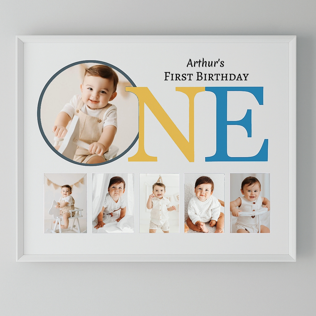 Aniversário do bebê de 1 ano