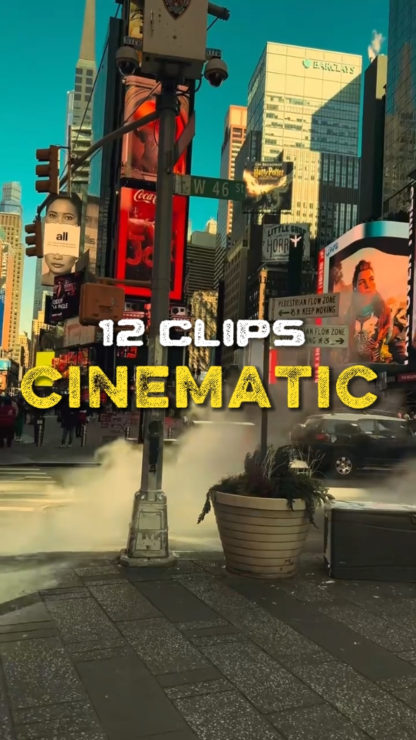 12 clips cinematográficos 
