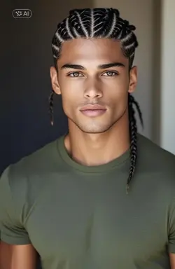 Cornrow hairstyle