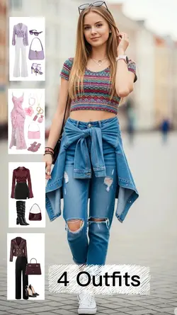 4 Outfits AI Filter 