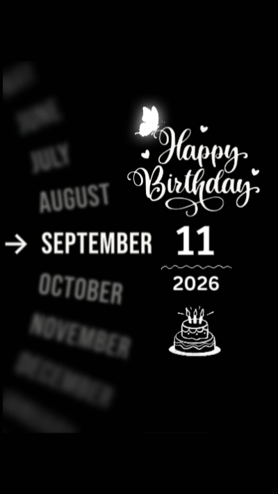 HBD Love 11 Sept