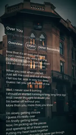 over you