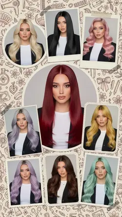 Aesthetic hair style