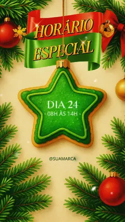 Horário especial