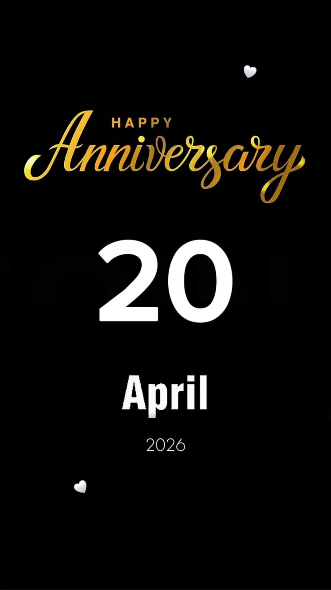 Anniversary 20 April