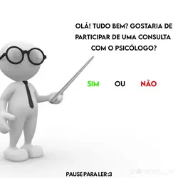 Consulta com psicólg