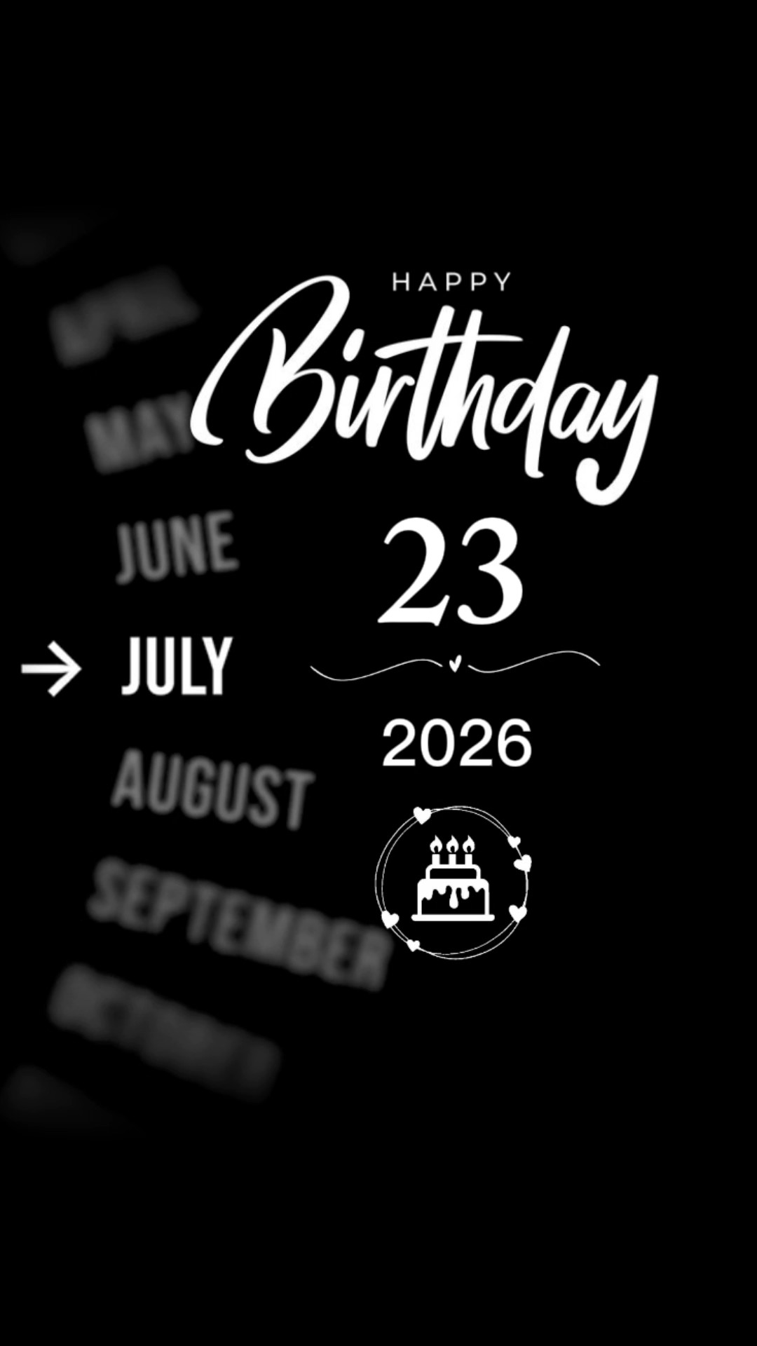 Anniversaire 23 juillet 2026